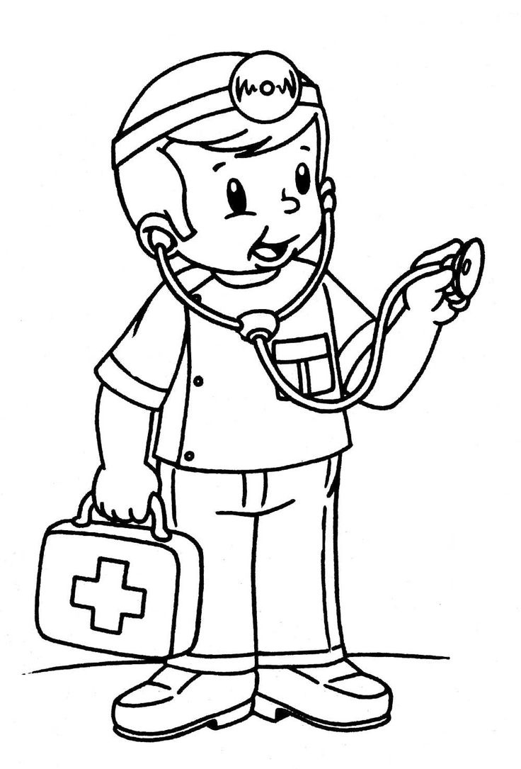Doctor Coloring Pages - Best Coloring Pages For Kids in Doctor Coloring Pages Free Printable