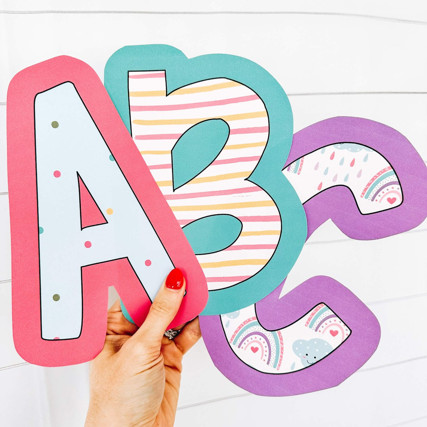 Dont Sweat The Small Stuff! Put Bulletin Board Letters Up With 3 in Free Printable Bulletin Board Letters