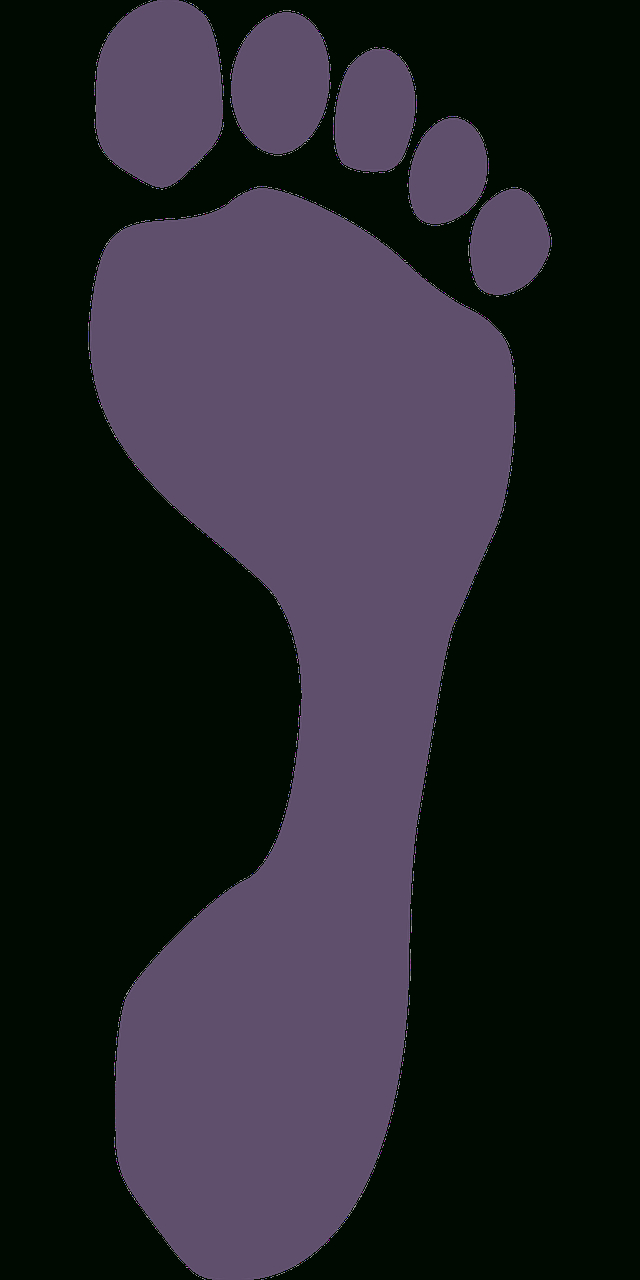 Download Foot, Footprint, Print. Royalty-Free Vector Graphic - Pixabay in Free Printable Footprints