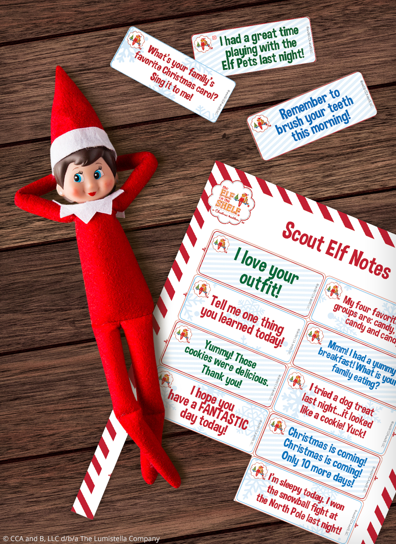 Download Free Printable Elf On The Shelf Notes | The Elf On The Shelf regarding Elf On The Shelf Free Printable Ideas