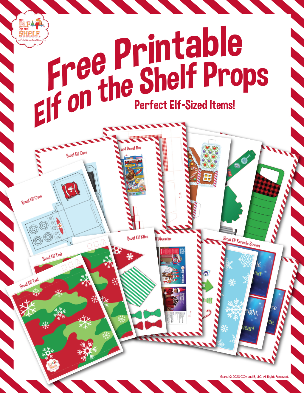 Download Free Printable Elf On The Shelf Props | The Elf On The Shelf inside Elf On The Shelf Printable Props Free