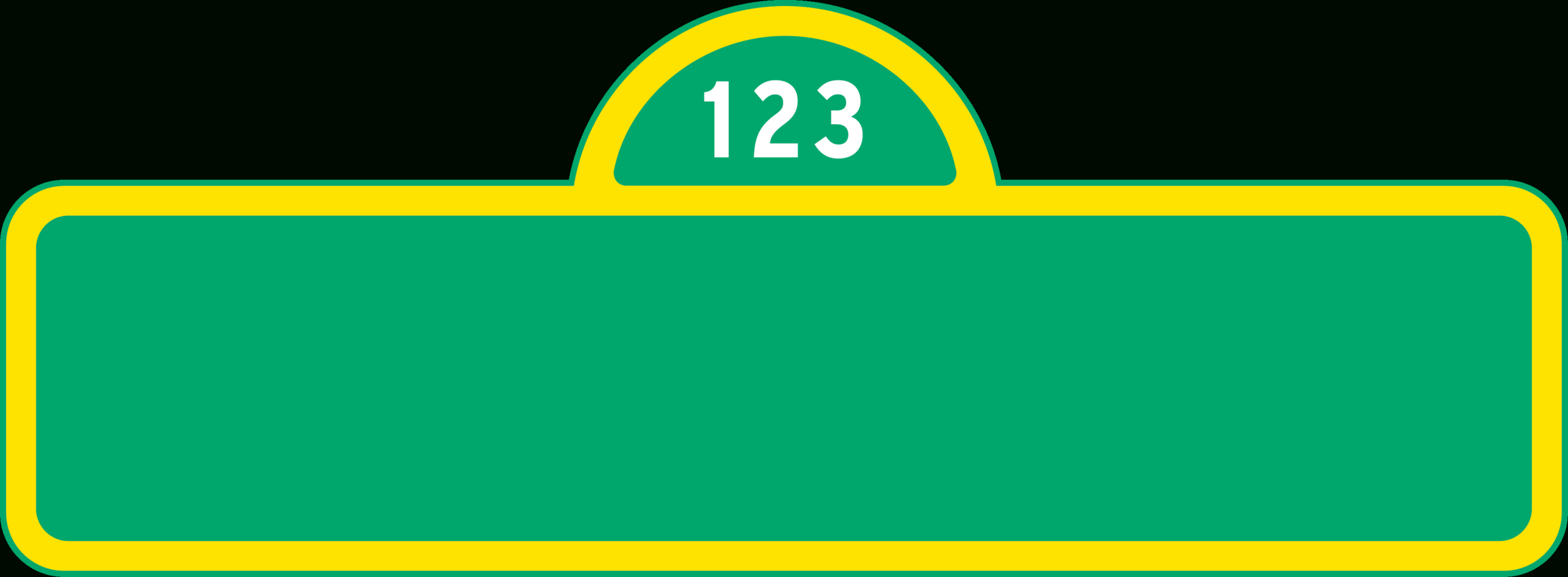 Download Hd 29 Images Of Sesame Street Print Template - Sesame within Free Printable Sesame Street Sign