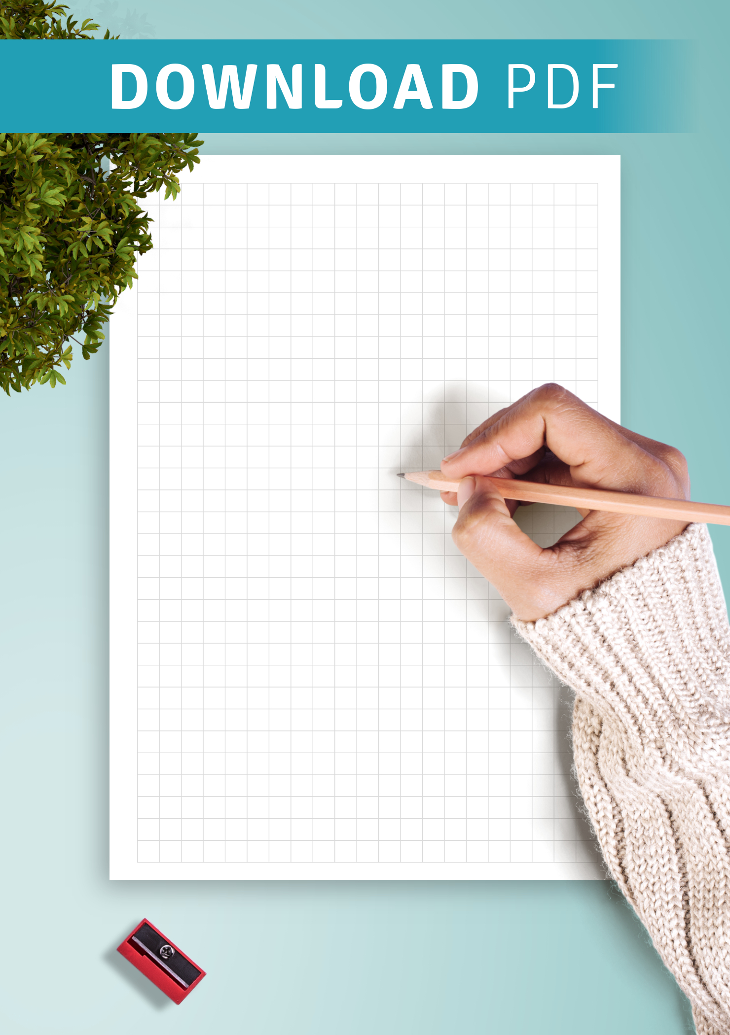 Download Printable 1/4 Inch Graph Paper Printable Pdf intended for Free Printable Graph Paper 1 4 Inch