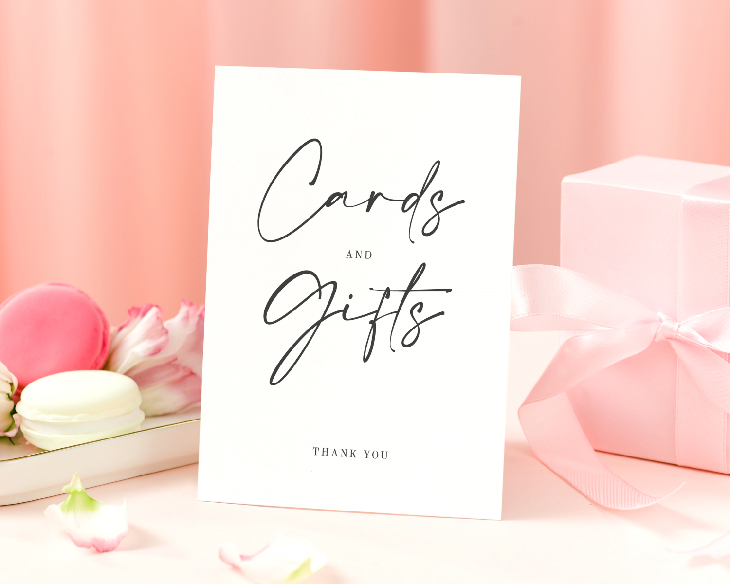 Download Printable Wedding Cards &amp;amp; Gifts Sign Pdf with regard to Cards Sign Free Printable