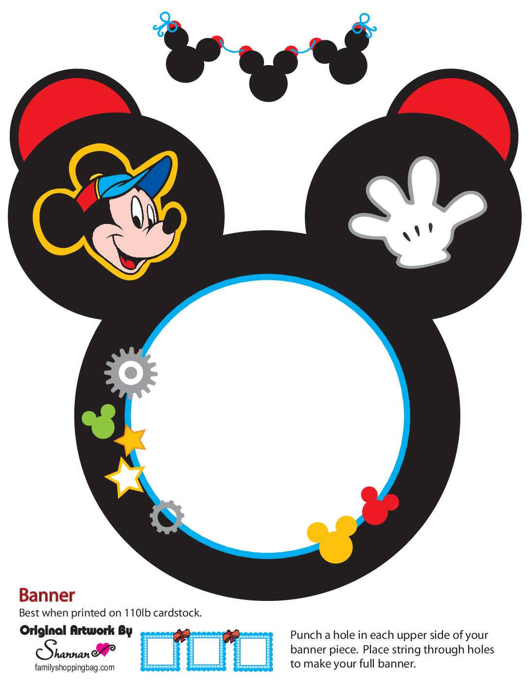Download These Awesome Free Mickey &Amp; Minnie Mouse Printables intended for Free Printable Mickey Mouse Birthday Banner