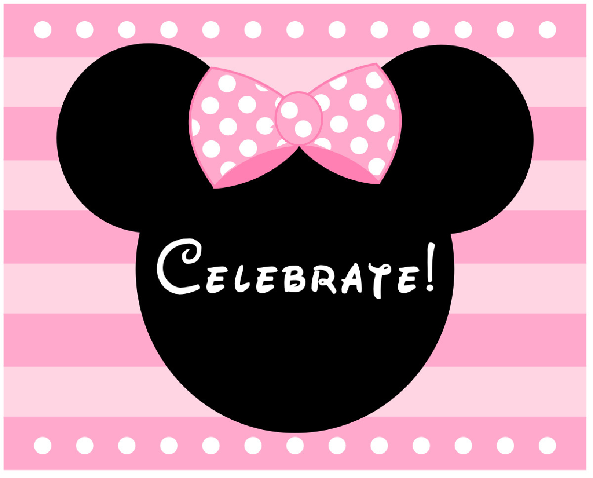 Download These Free Pink Minnie Mouse Party Printables! | Catch My within Free Printable Minnie Mouse Birthday Banner