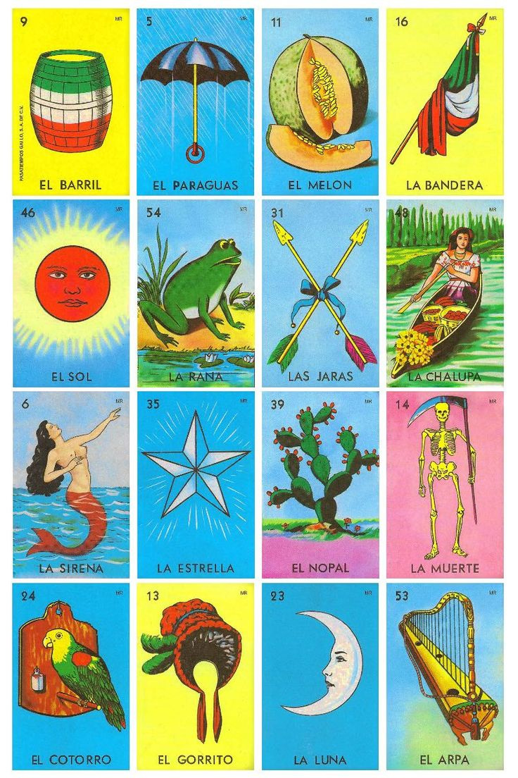 Downloadable Printable Loteria Cards - Downloadable Printable within Free Printable Loteria Game