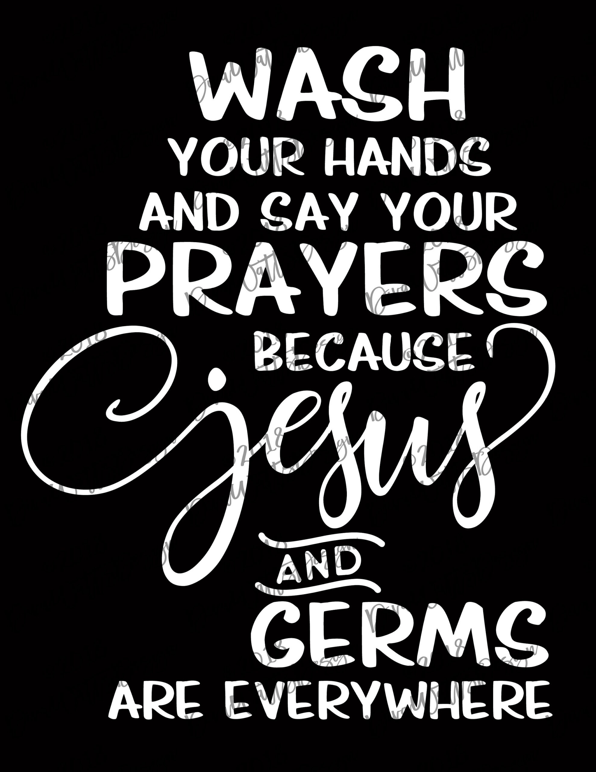 Druckbar | Waschen Sie Ihre Hände Und Sagen Sie Ihre Gebete, Weil for Wash Your Hands And Say Your Prayers Free Printable