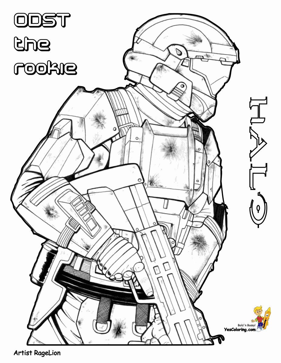▷ Halo: Coloring Pages &amp;amp; Books - 100% Free And Printable! inside Free Printable Halo Coloring Pages