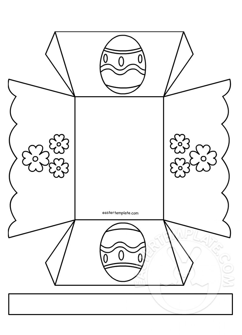 Easter Egg Basket Template - Easter Template pertaining to Free Printable Easter Egg Basket Templates