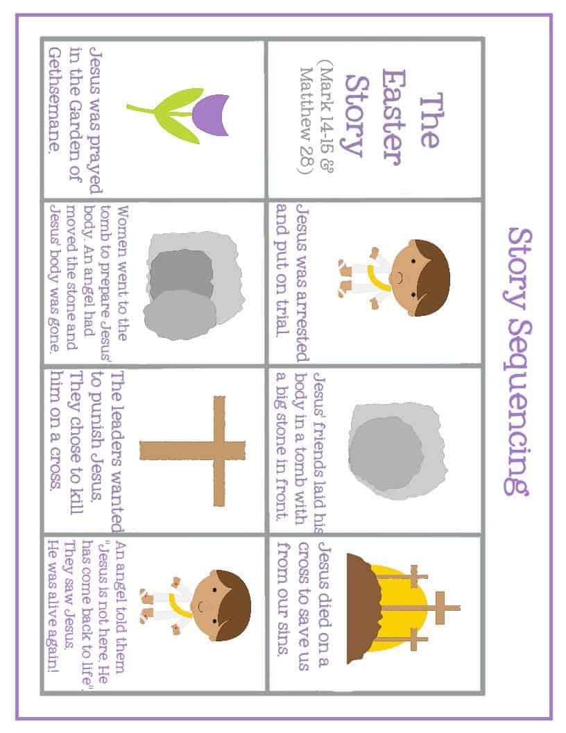 Easter Preschool Pack Of Printables – Mary Martha Mama with Free Printable Stories For Preschoolers