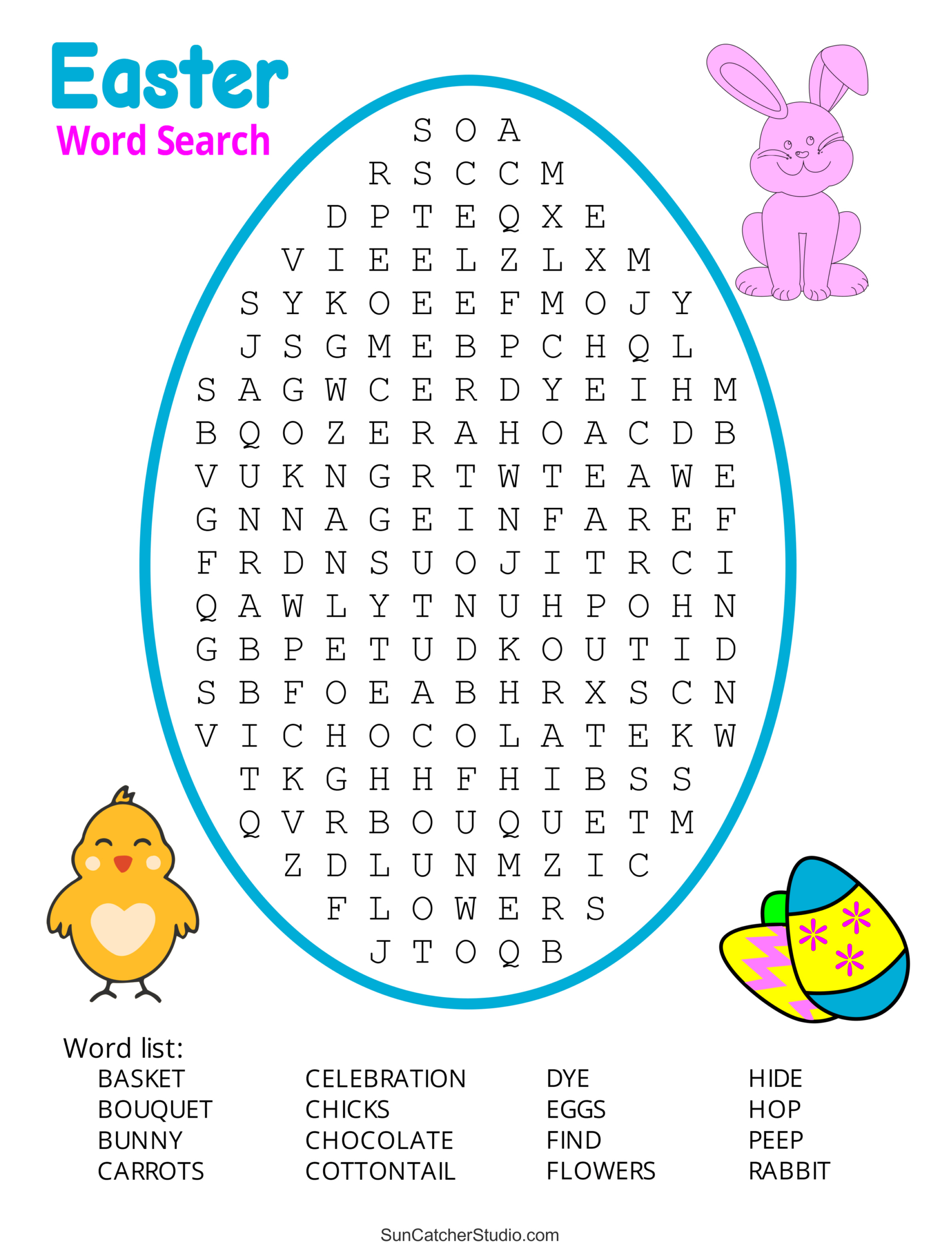 Easter Word Search (Free Printable Pdf Puzzles) – Free Printables with regard to Free Printable Religious Easter Word Searches