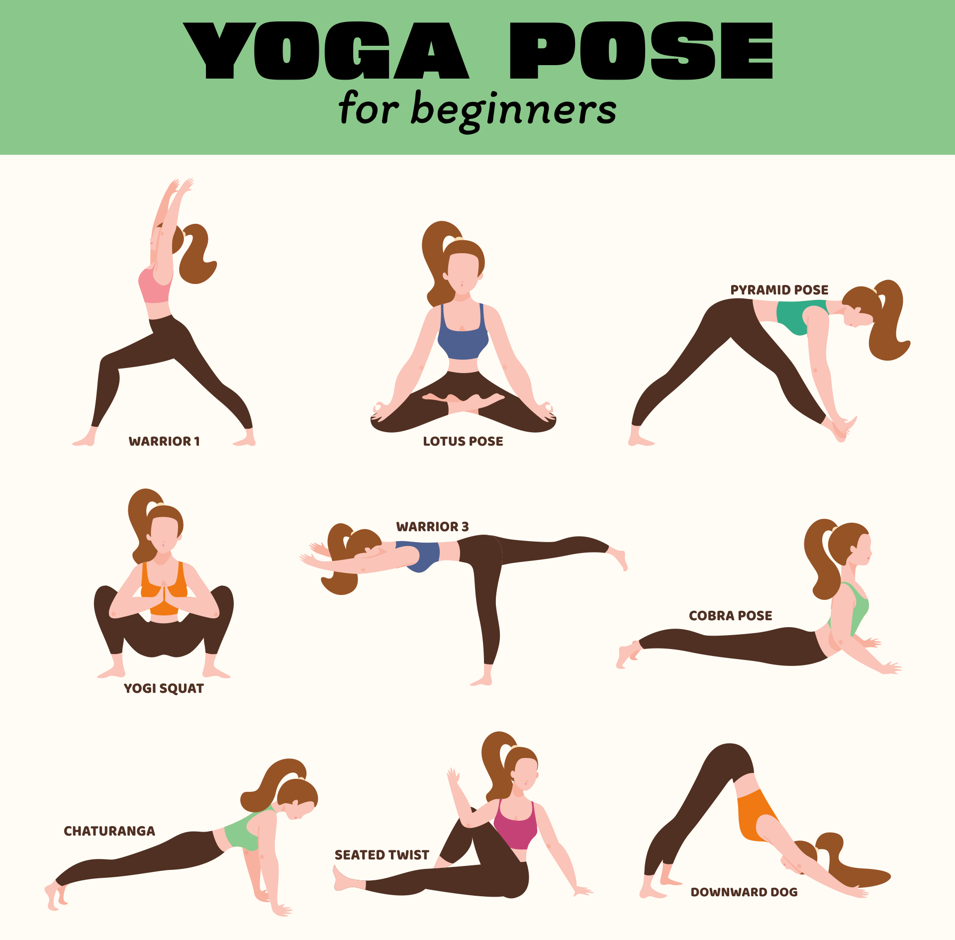 Easy Yoga - 9 Free Pdf Printables | Printablee - Worksheets Library in Free Printable Yoga Poses