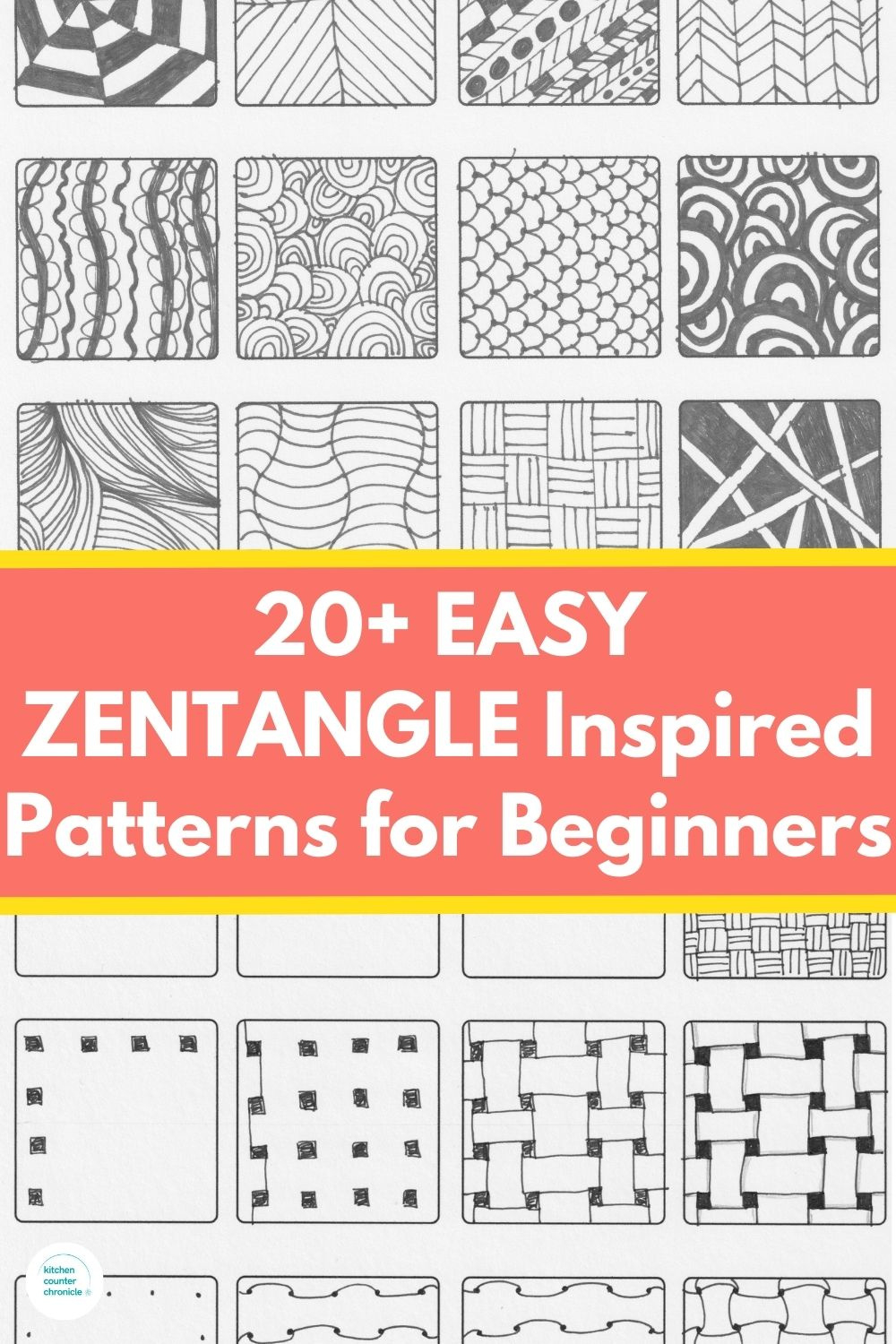 Easy Zentangle Patterns For Beginners And Kids inside Free Printable Zentangle Templates