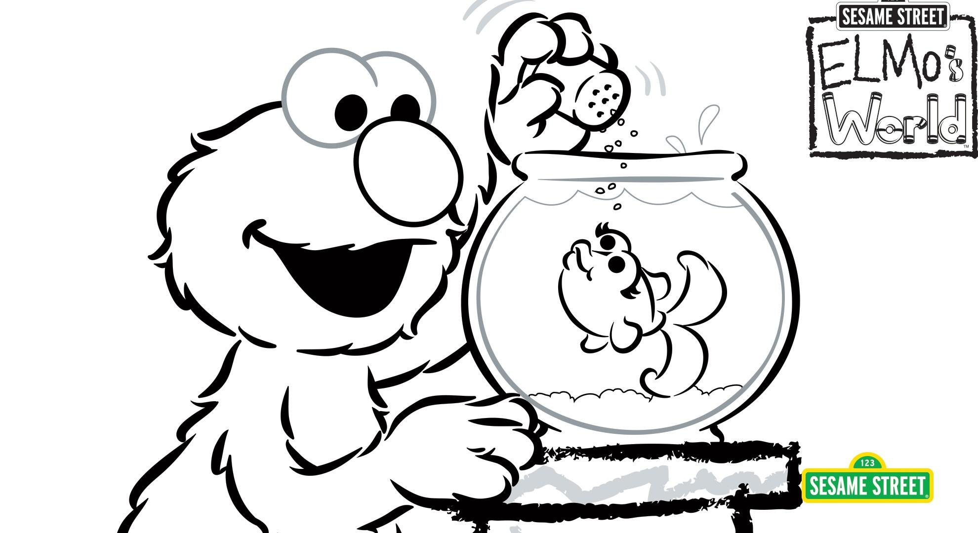 Elmo'S World Coloring Page Printable | Sesame Street | Pbs regarding Elmo Color Pages Free Printable