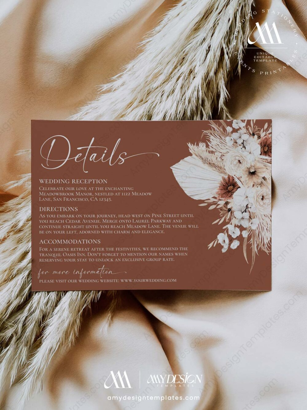 Enclosure Cards - Amy Design Templates with Free Printable Enclosure Cards