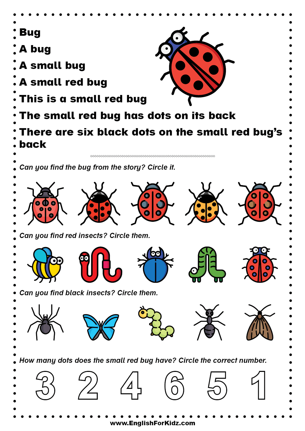 English For Kids Stepstep: Reading Comprehension For in Free Printable Pre K Reading Books