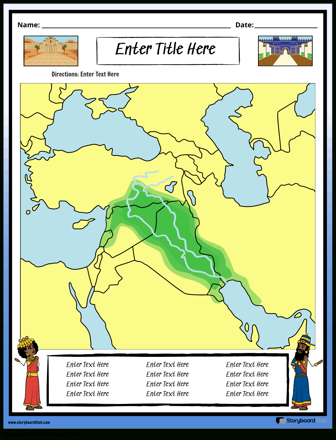 English Worksheets: Mesopotamia Map Activity - Worksheets Library with Free Printable Map Of Mesopotamia
