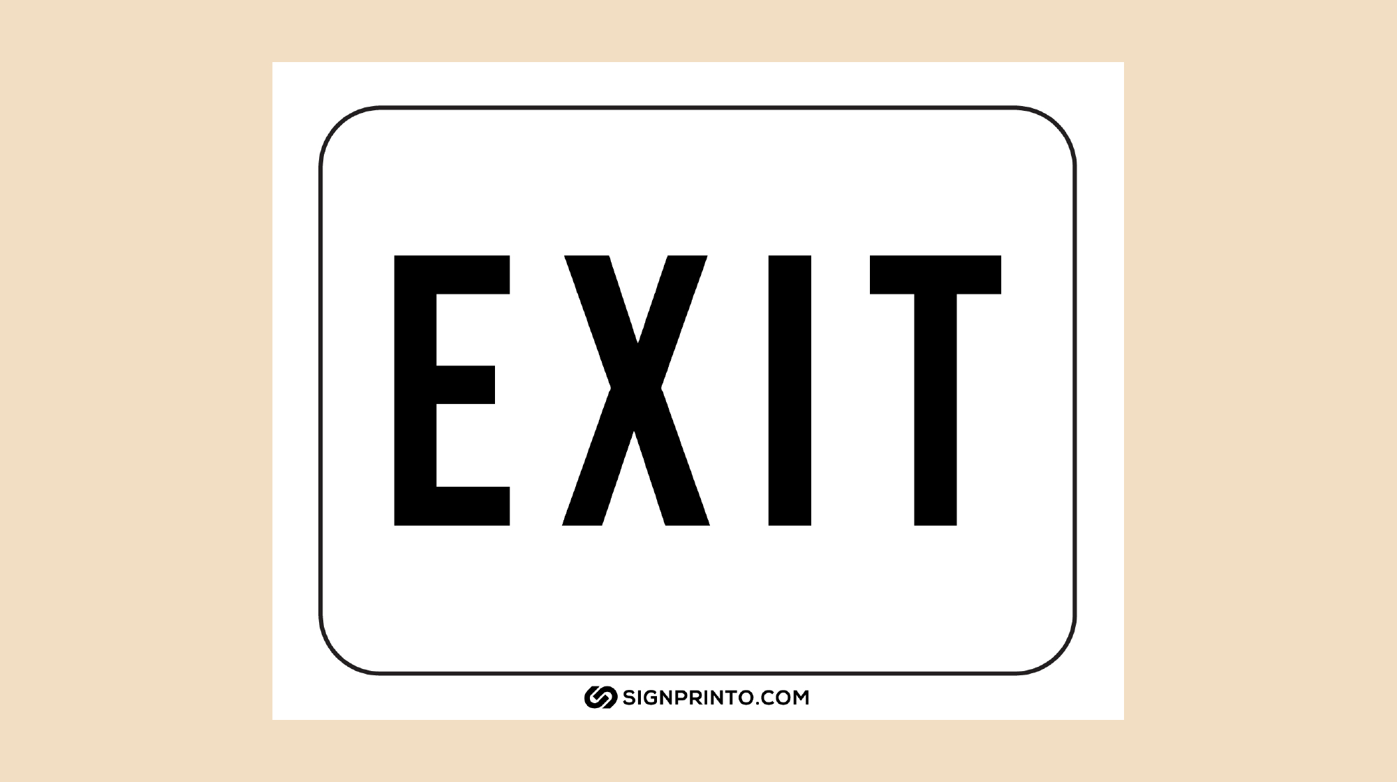 Exit Sign Free Printable Pdf with regard to Free Printable Exit Signs