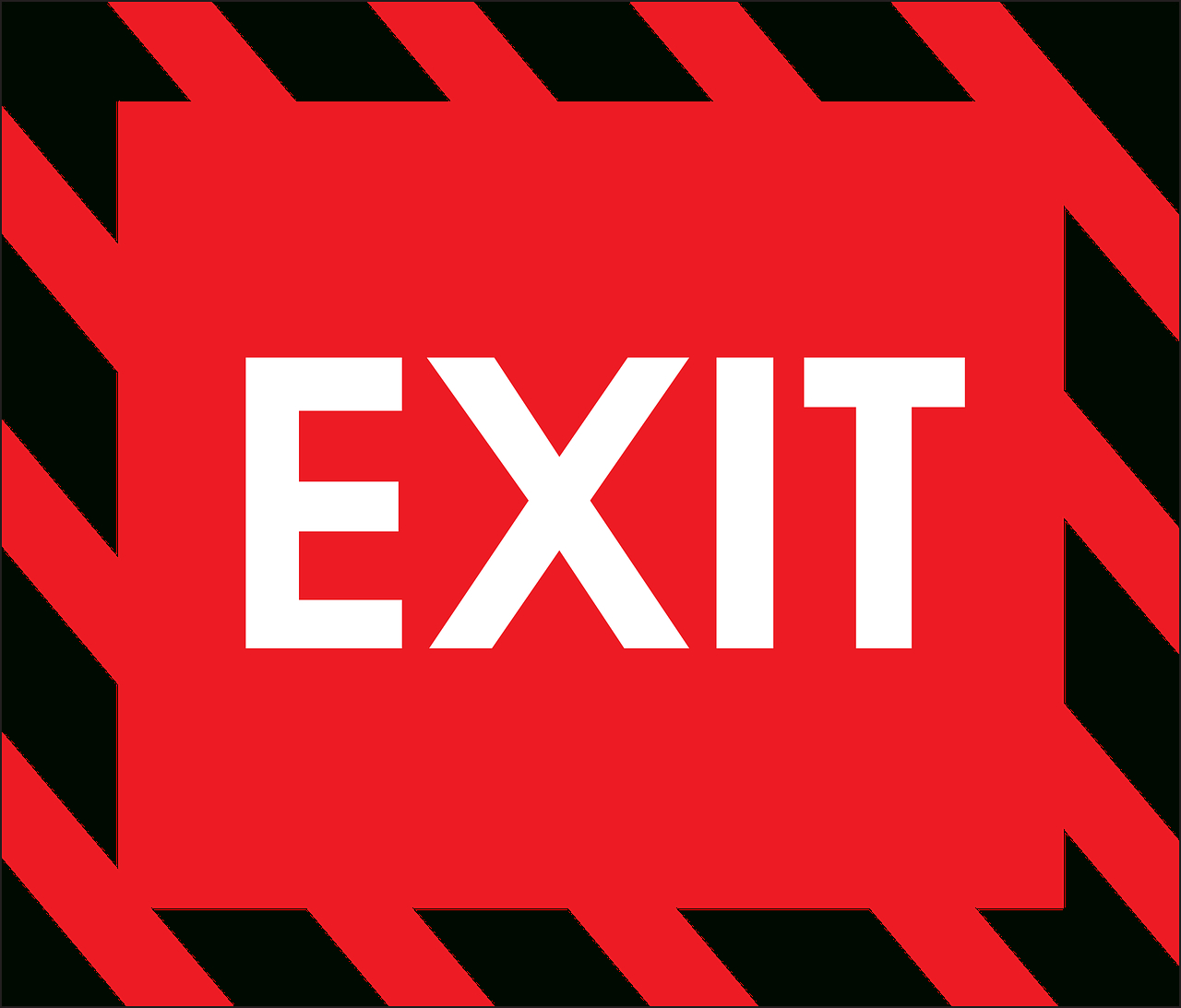 Exit Sign With Arrow, Sku: K2-4850 - Worksheets Library throughout Free Printable Exit Signs With Arrow
