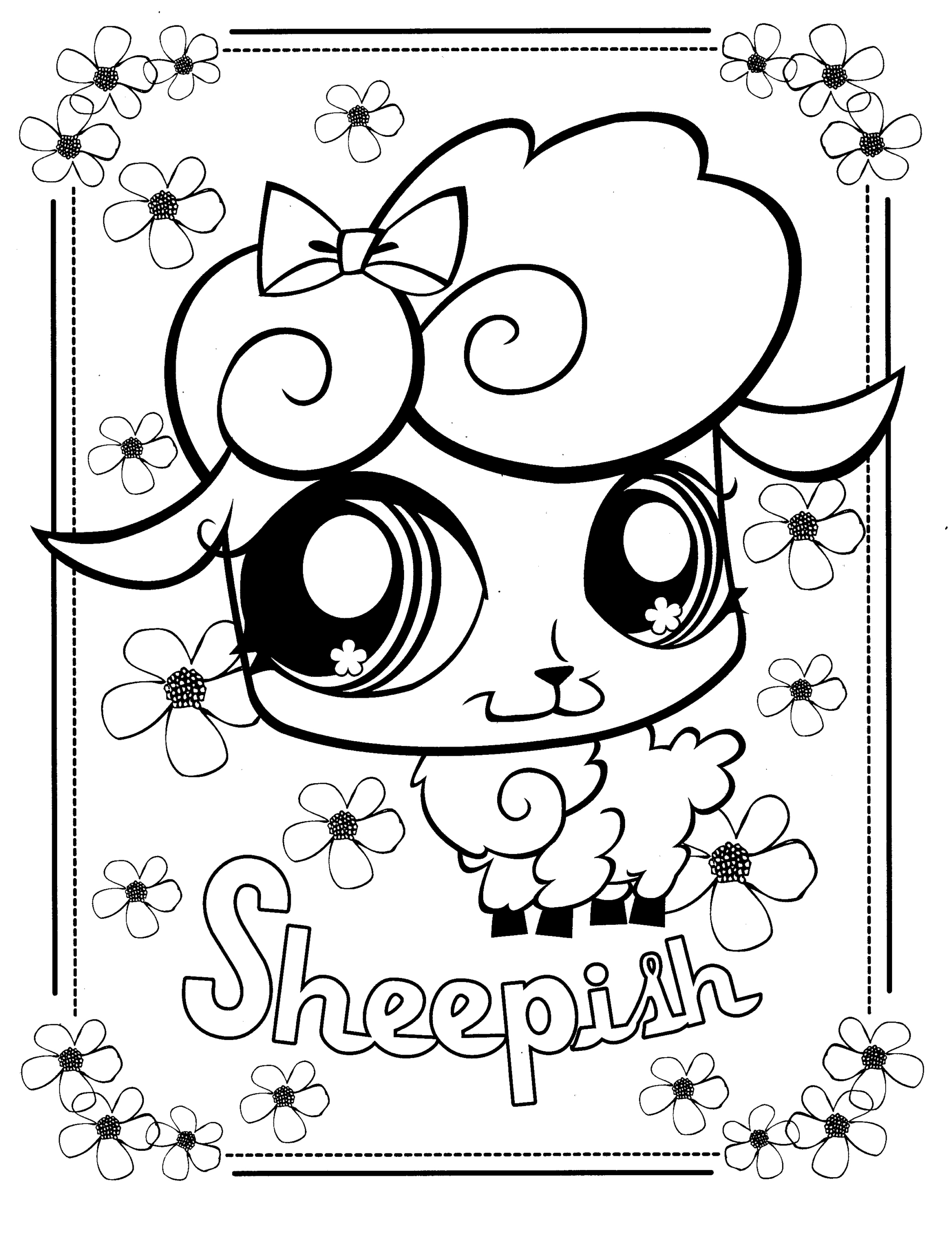 🐑 Lps Sheep Coloring Pages – Littlest Brainrot intended for Littlest Pet Shop Free Printable Coloring Pages