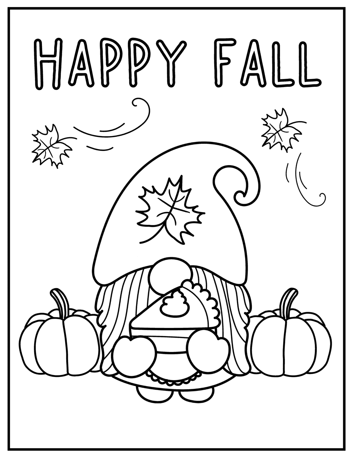 Fall Coloring Pages For Kids &amp;amp; Adults 2023 | Paper Mill Blog within Free Printable Autumn Coloring Sheets