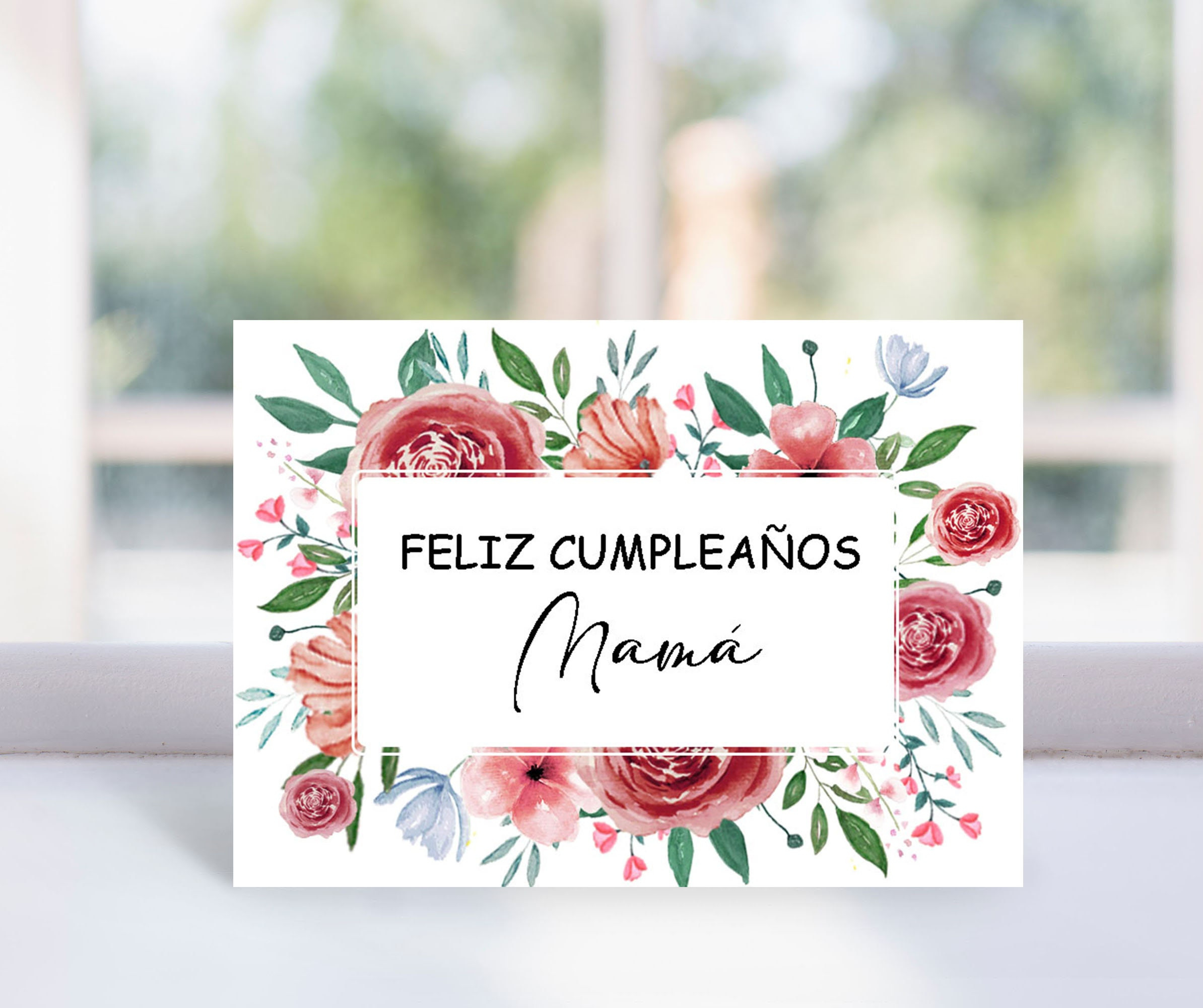 Feliz Cumpleaños, Printable Birthday Card For Mom In Spanish with Free Printable Happy Birthday Cards In Spanish