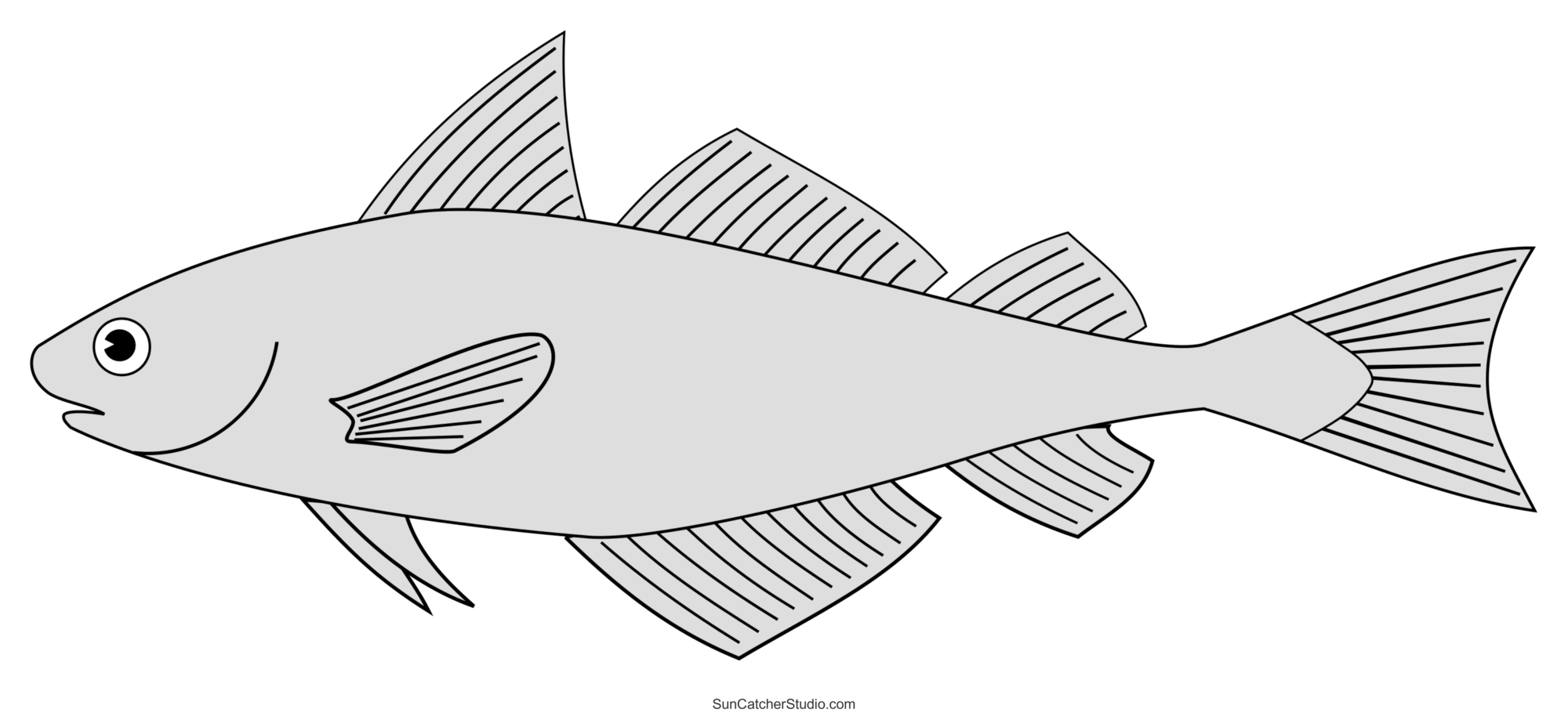Fish Patterns And Marine Templates (Printable Stencils) – Free pertaining to Free Printable Fish Stencils