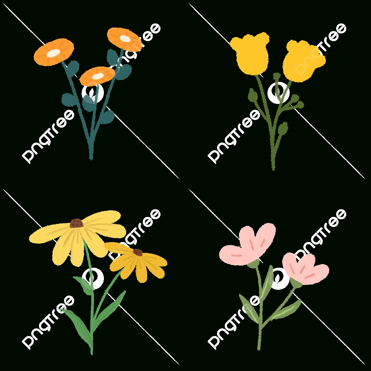 Floral Spring Colorful Printable, Flower, Spring, Colorful Png in Free Printable Clipart Of Flowers