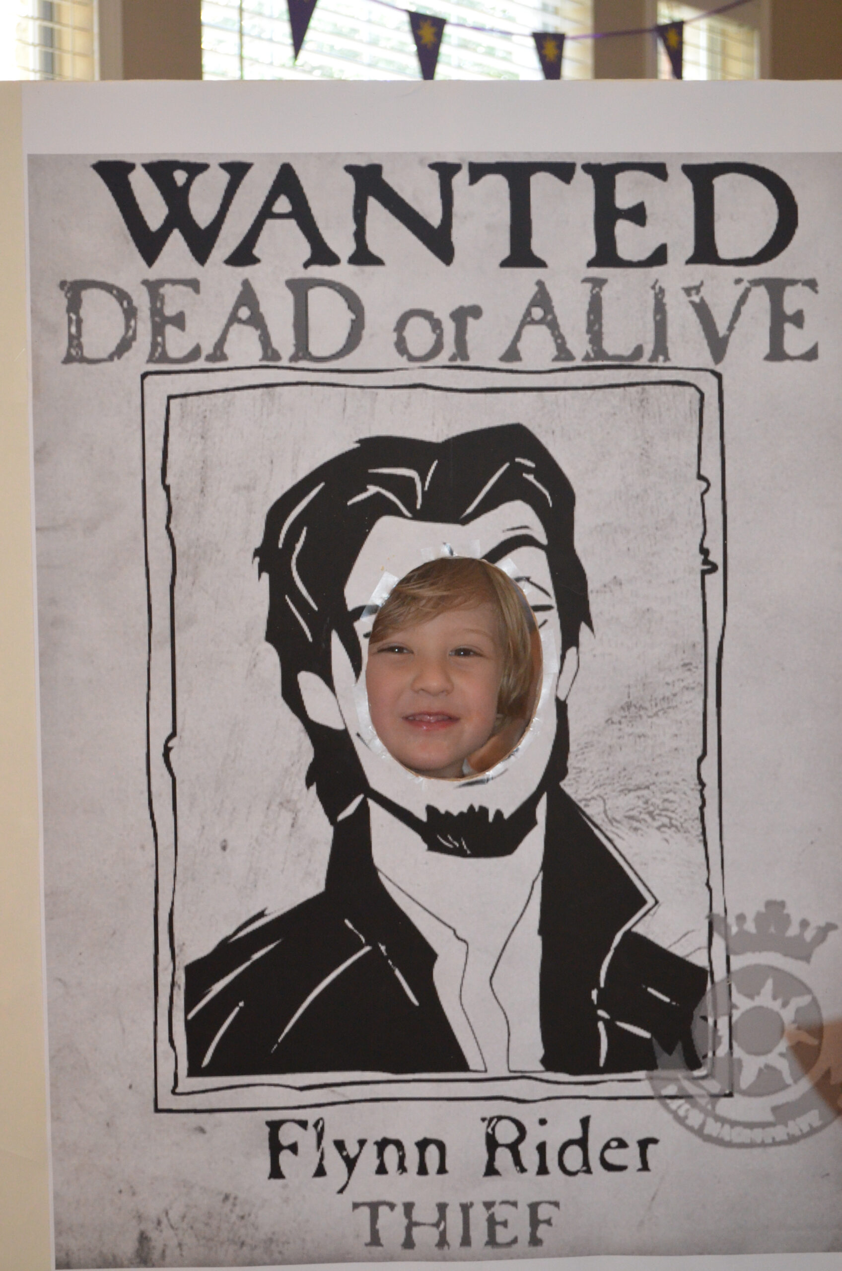 Flynn Rider Wanted Sign Photo Cut-Out – While Everyone Else Is pertaining to Free Printable Flynn Rider Wanted Poster
