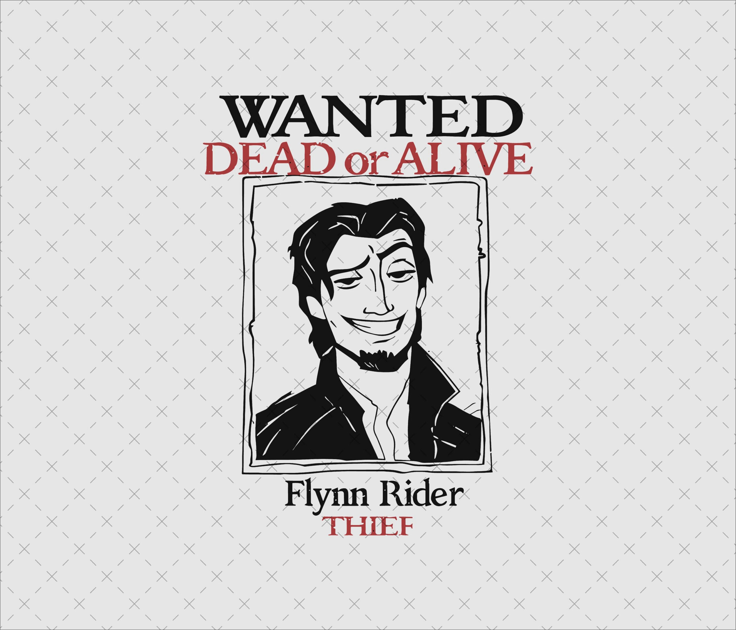 Flynn Wanted Poster - Etsy.de within Free Printable Flynn Rider Wanted Poster