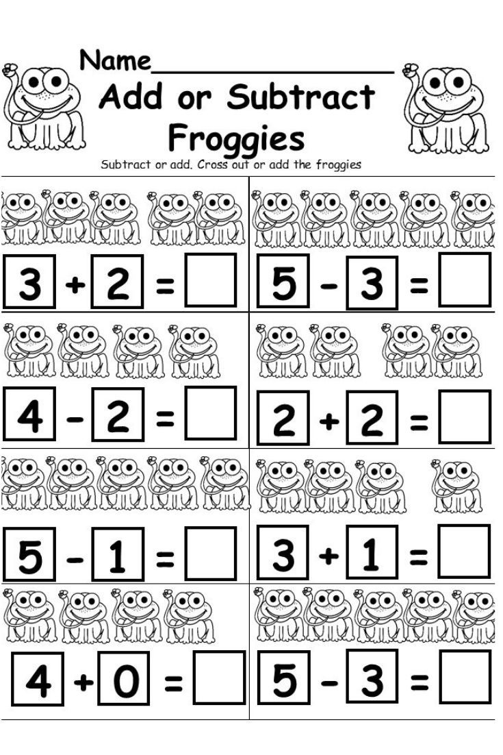 Free Addition And Subtraction Worksheet - Kindermomma with Free Printable Math Worksheets Addition And Subtraction