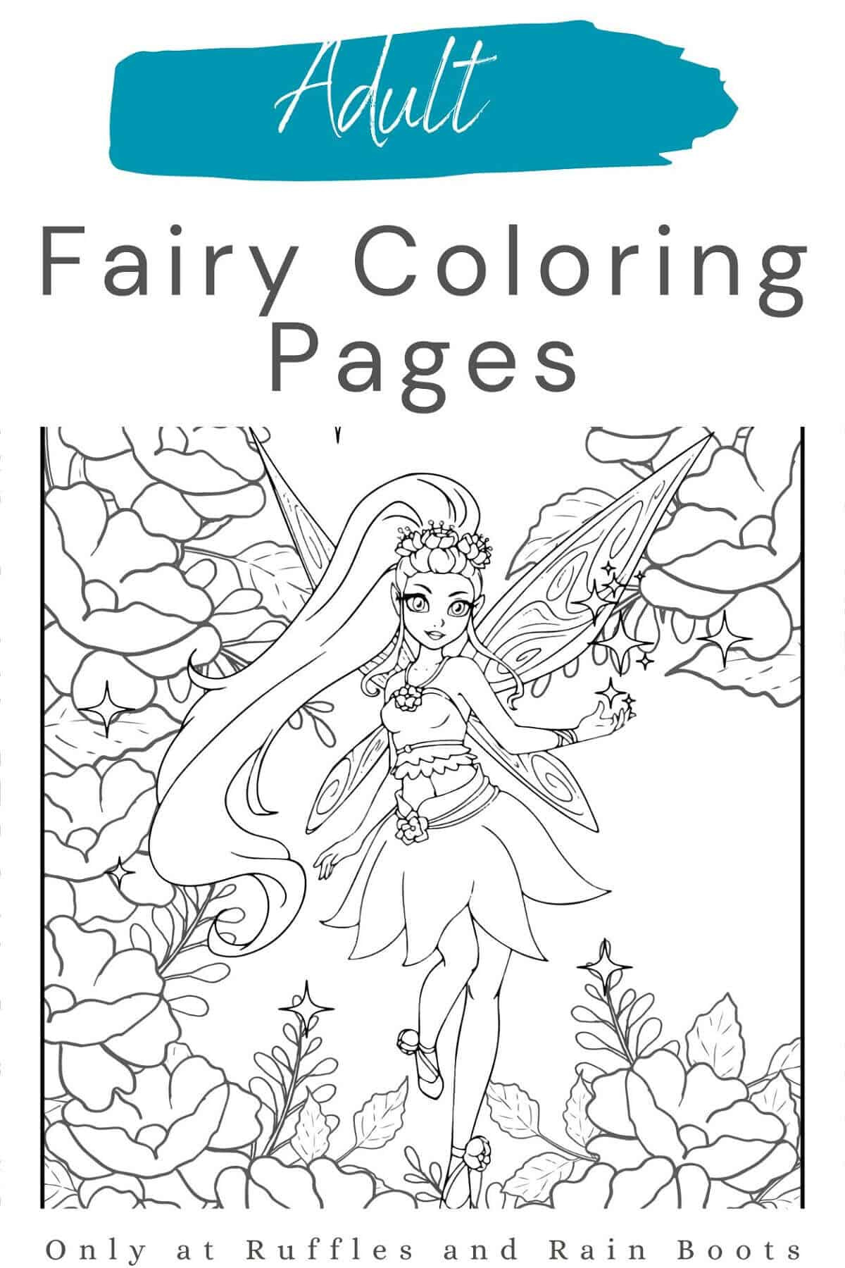 Free Adult Fairy Coloring Pages Printable - Ruffles And Rain Boots regarding Free Printable Coloring Pages Fairies Adults