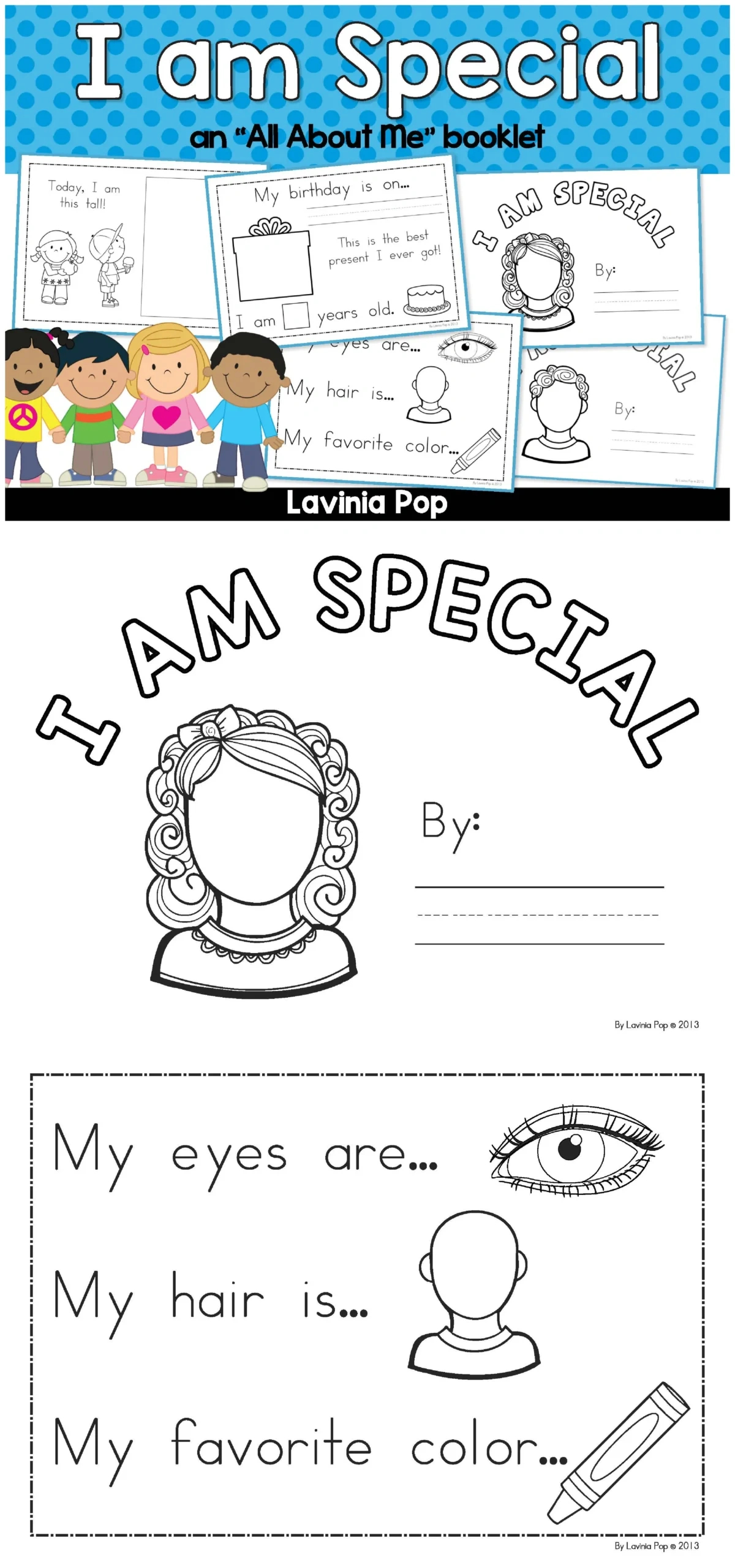 Free All About Me Booklet For Preschool And Kindergarten - In My World with Free Printable Books For Kindergarten