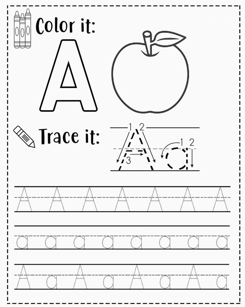 Free Alphabet Tracing Worksheets For Preschoolers - Worksheets Library in Free Printable Alphabet Tracing Worksheets