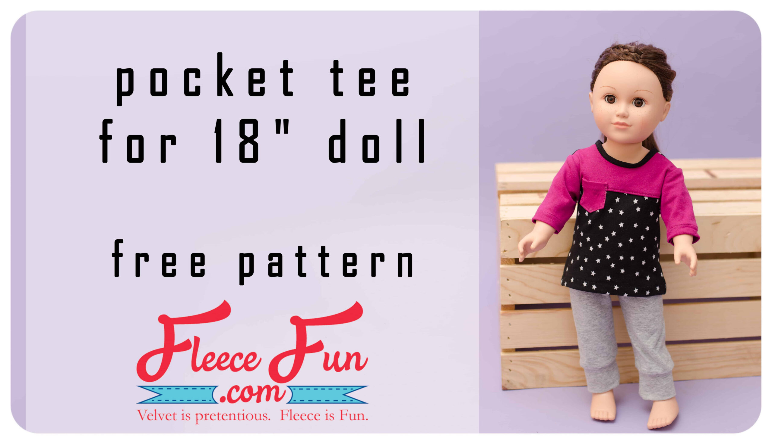 Free American Girl Doll Clothing Patterns ♥ Fleece Fun within American Girl Doll Clothes Patterns Free Printable