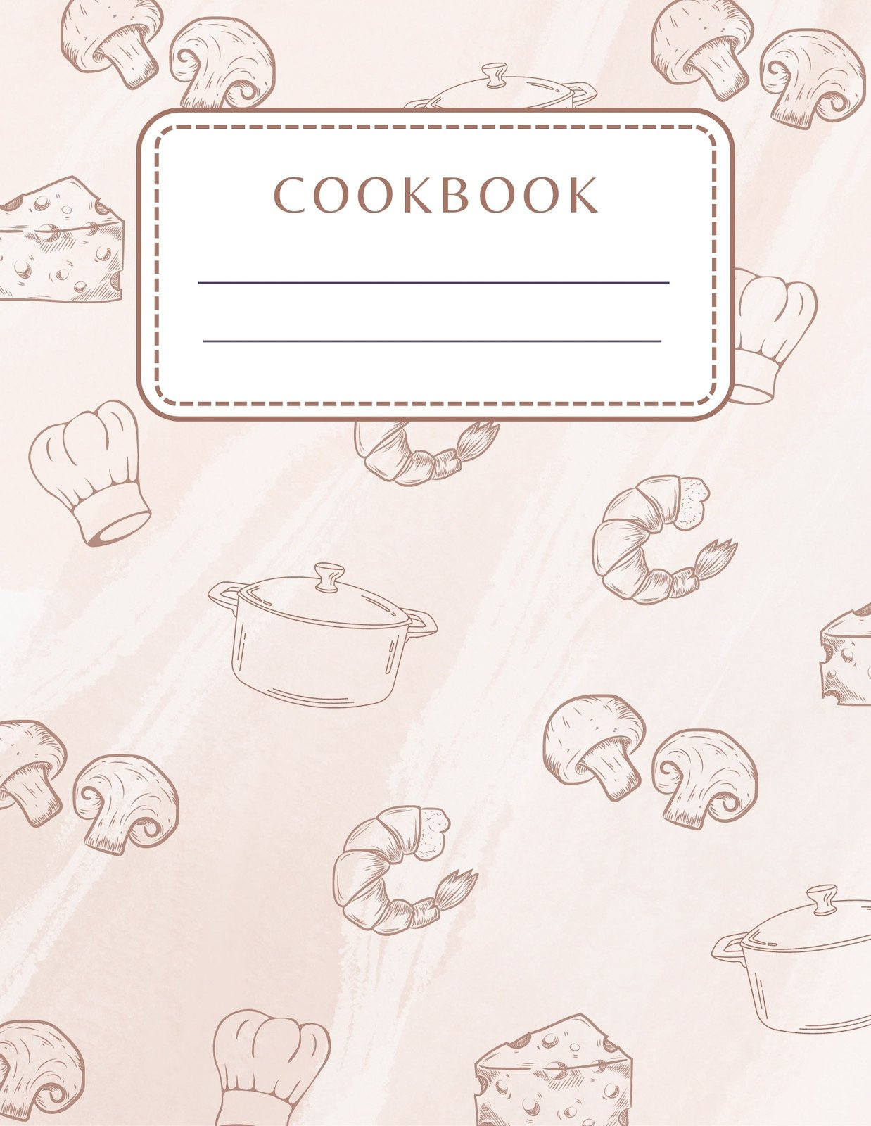 Free And Customizable Cookbook Templates intended for Free Printable Recipe Book Pages
