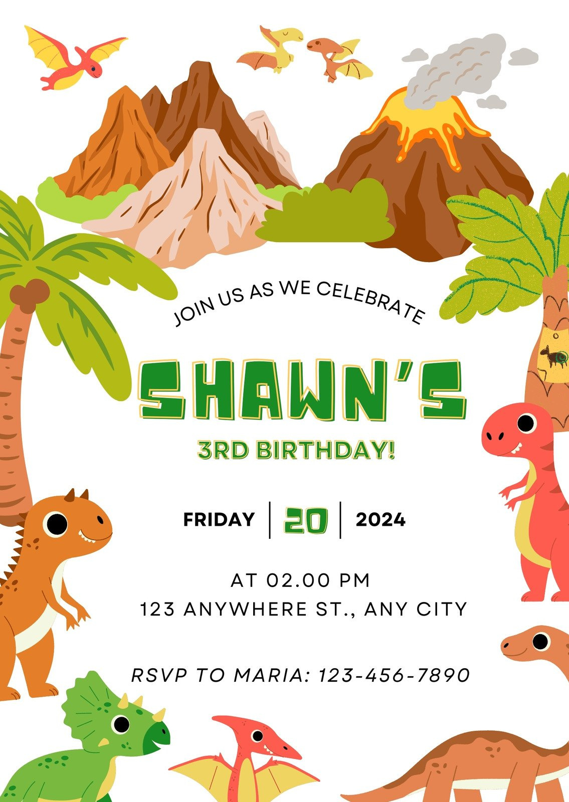 Free And Customizable Dinosaur Templates with Free Printable Dinosaur Birthday Invitations