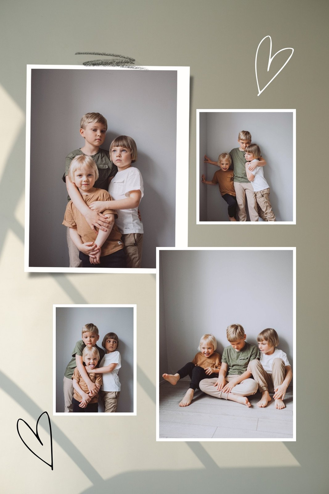 Free And Customizable Love Photo Collage Templates | Canva inside Free Printable Photo Collage Template