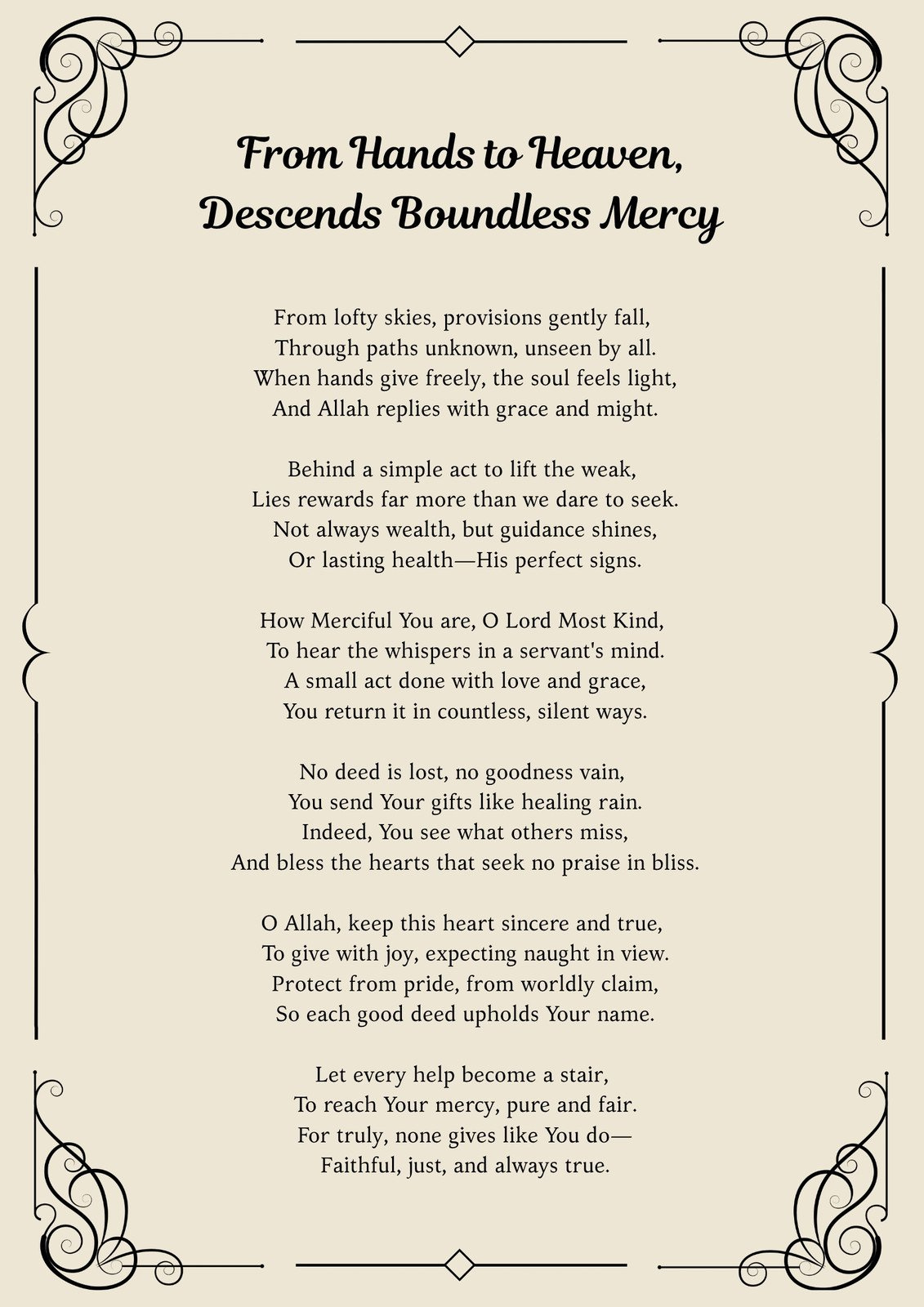 Free And Customizable Poem Templates throughout Free Printable Poetry Posters