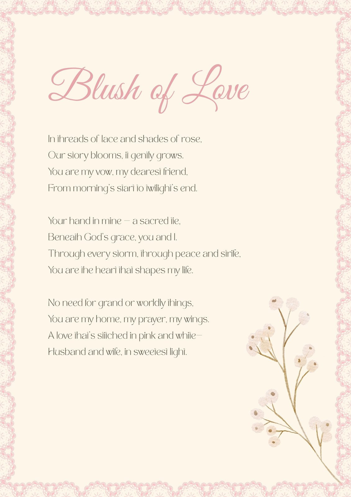 Free And Customizable Poem Templates with regard to Free Printable Romantic Poems