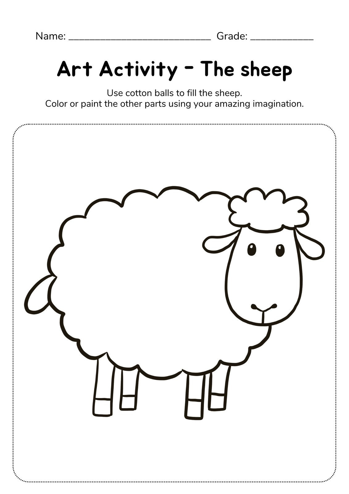 Free And Customizable Sheep Templates throughout Free Printable Pictures Of Sheep