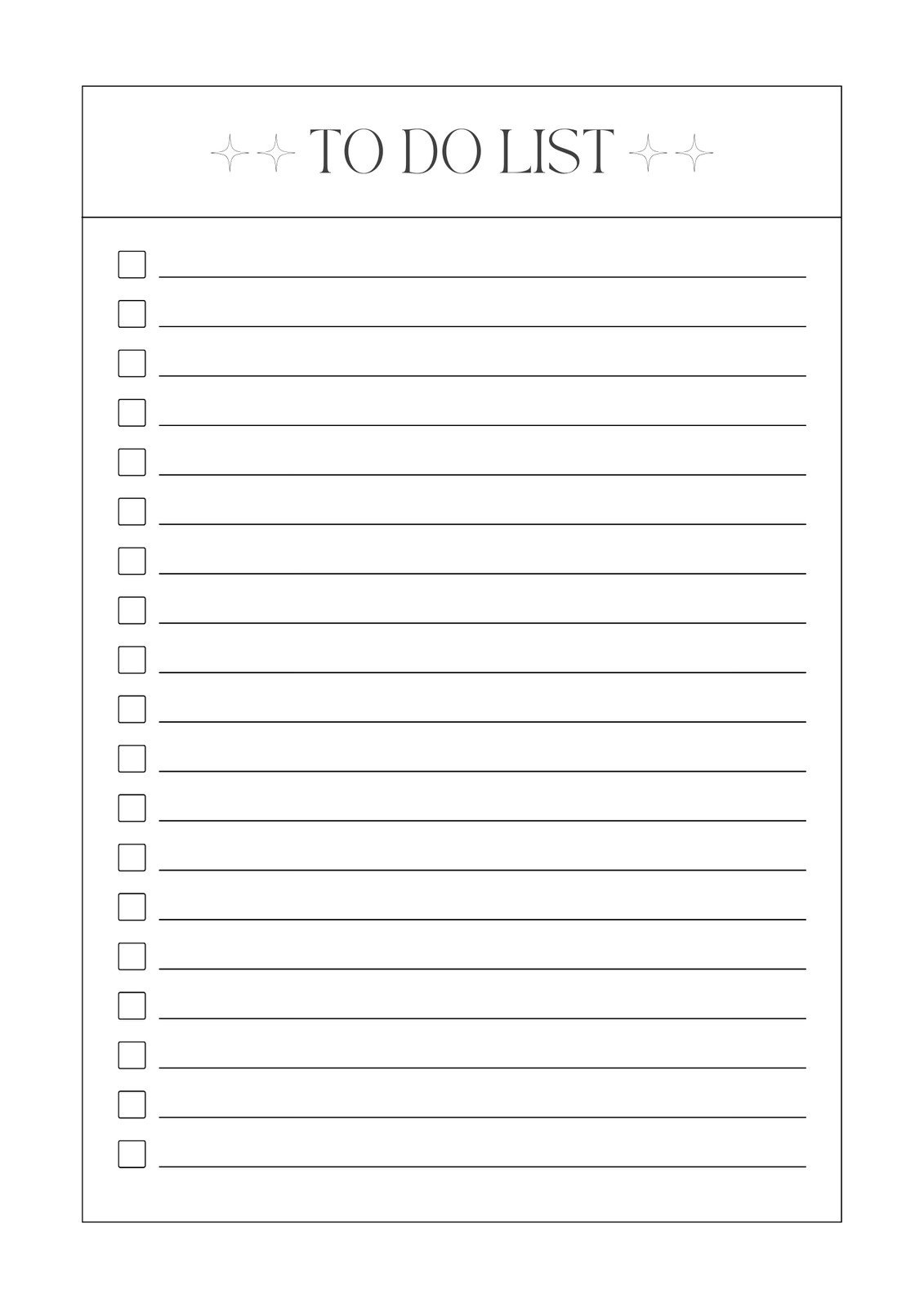 Free And Customizable To Do List Templates for Free Printable List