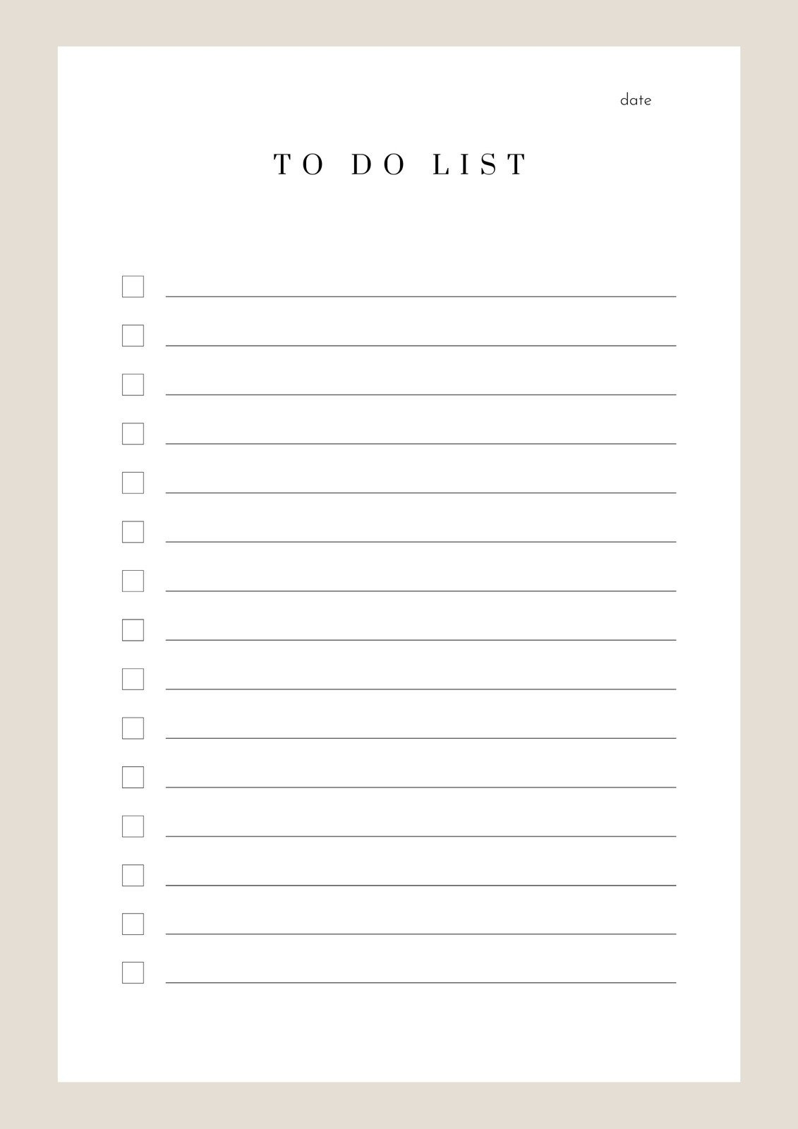 Free And Customizable To Do List Templates regarding Free Printable To Do Charts