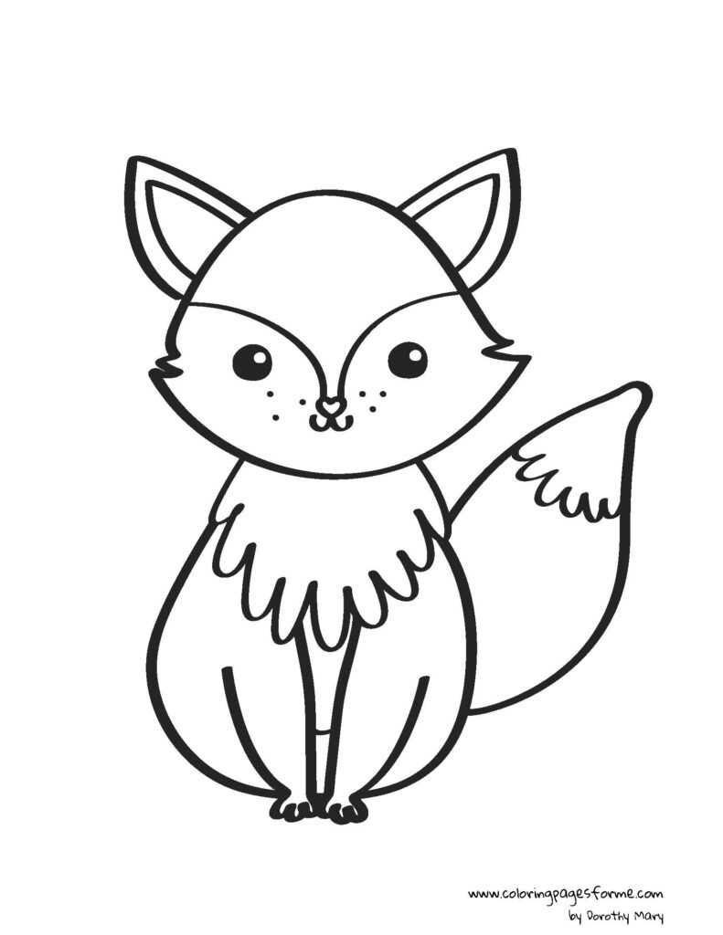 Free And Printable Forest Animals Coloring Pages For Kids regarding Free Coloring Pages Animals Printable