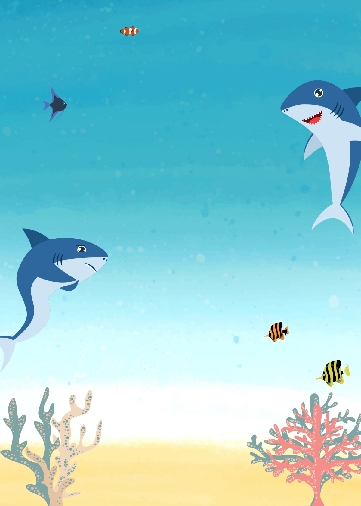 Free Baby Shark Background Invitation Template To Edit Online regarding Shark Invitations Free Printable