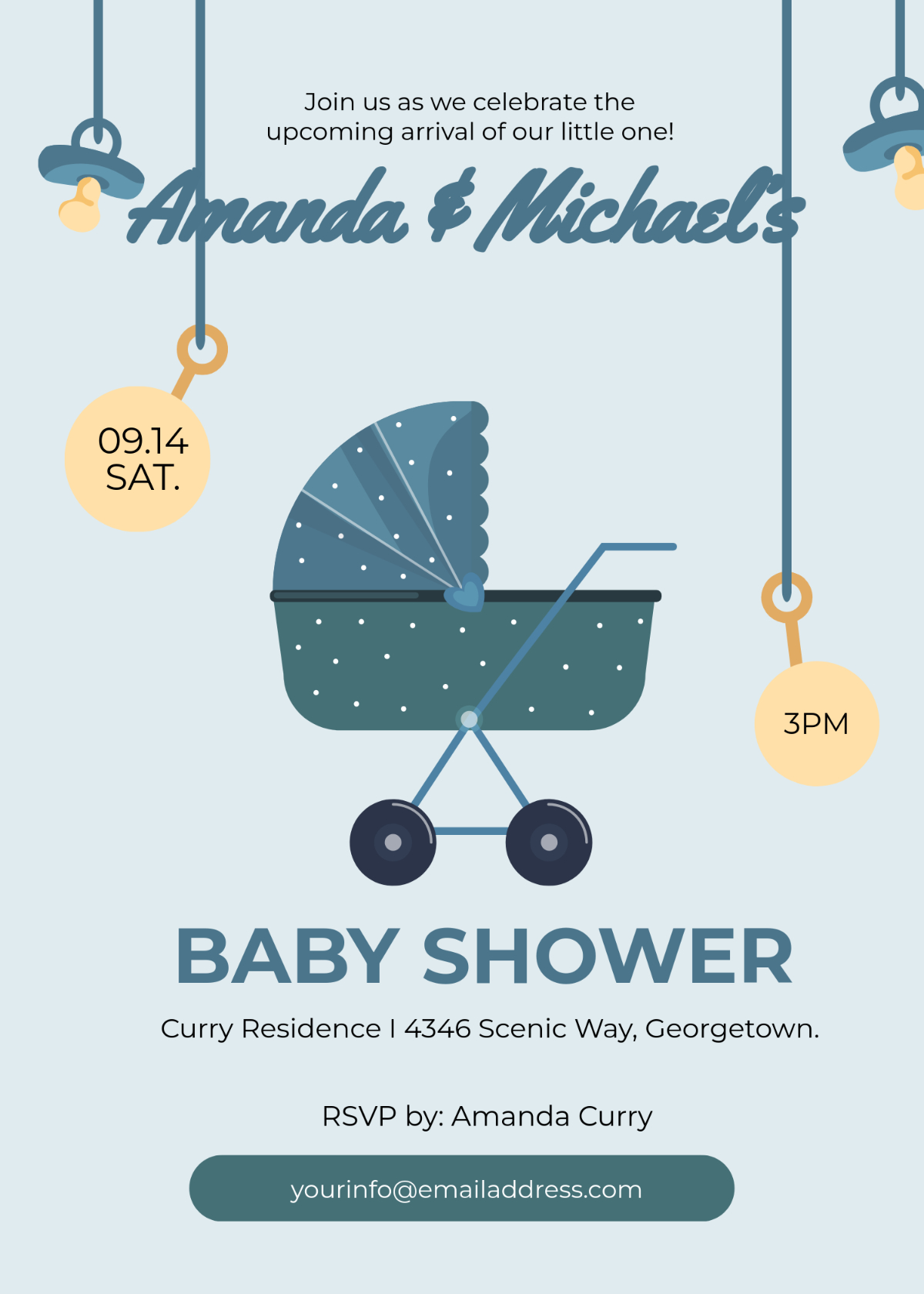 Free Baby Shower Invitation Templates, Editable And Printable intended for Free Printable Baby Shower Invitations