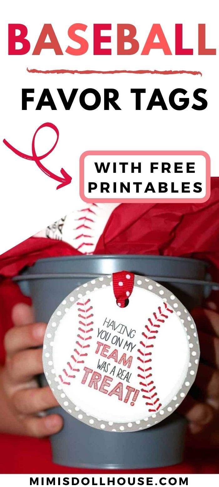 Free Baseball Tags + Rice Krispies Treats® throughout Free Printable Baseball Favor Tags