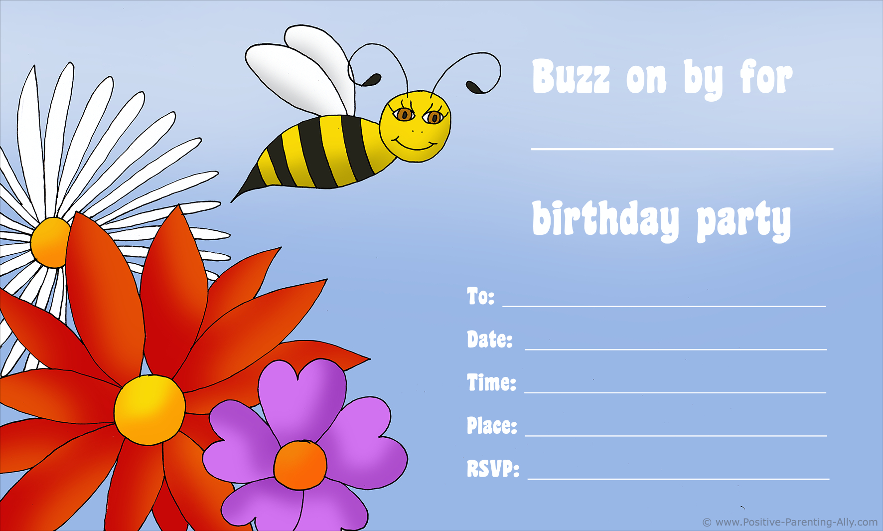 Free Birthday Invitations To Print For Kids: Choose Your Theme pertaining to Free Printable Birthday Invitations For Kids