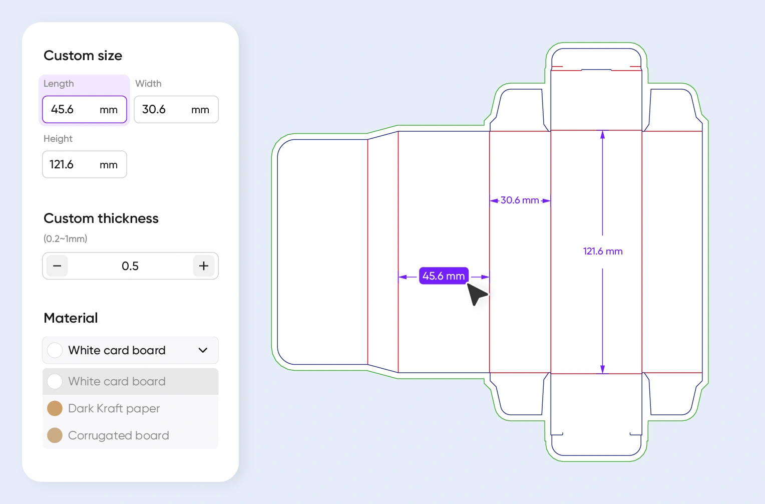 Free Box Template Maker – Customize & Download Fast pertaining to Printable Box Templates Free Download